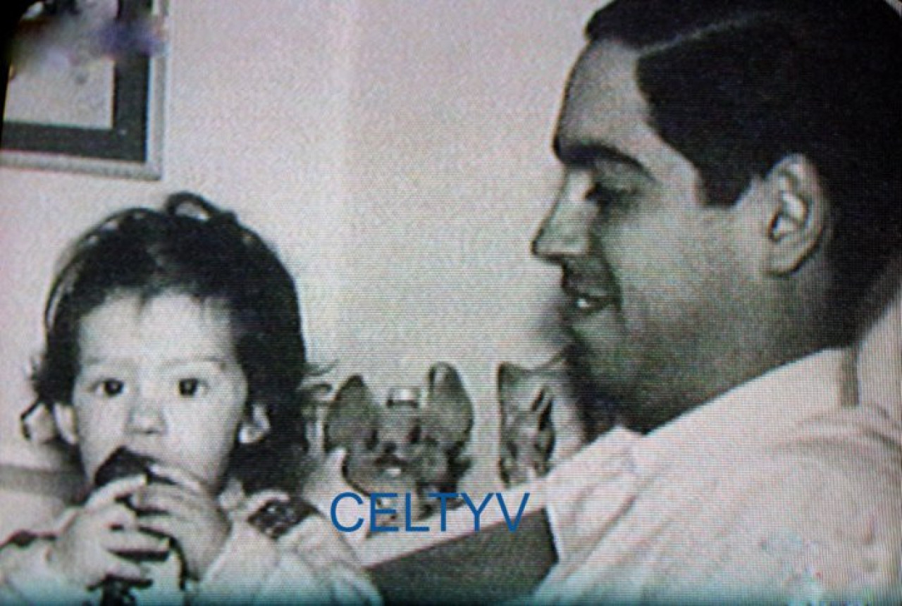 El militar Humberto Antonio Viola junto a su hija María Cristina. Foto: Centro de Estudios Legales sobre el Terrorismo y sus Víctimas (CELTYV).