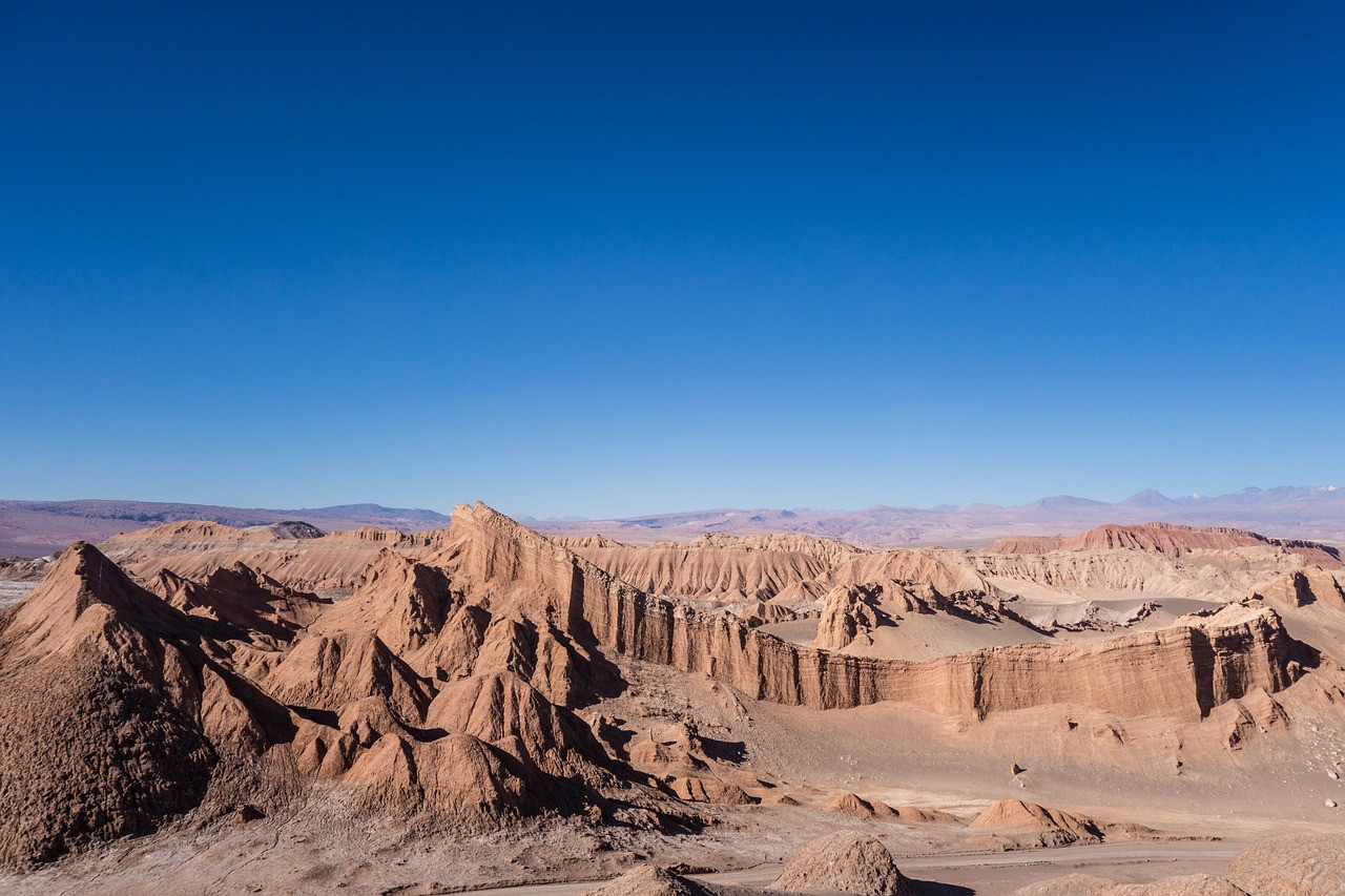 Desierto de Atacama, en Chile. Foto: Pixabay.