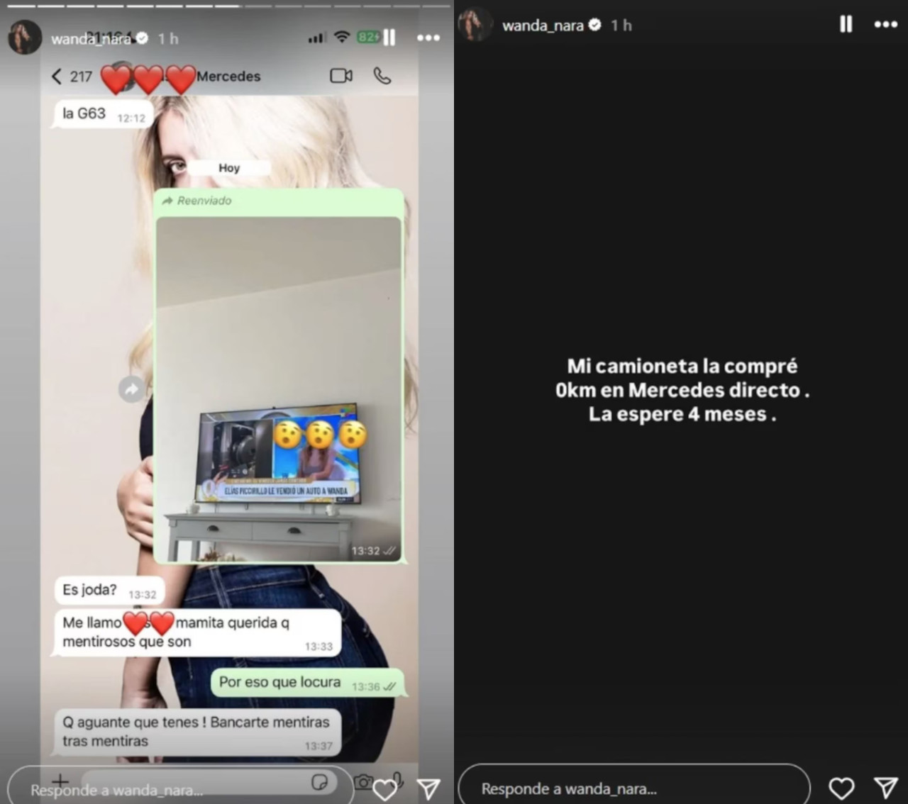 Wanda Nara contó cómo compró su camioneta. Foto: Instagram.