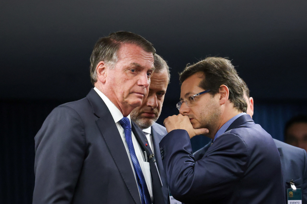Jair Bolsonaro en el juicio en su contra. Foto: Reuters/Gustavo Moreno.