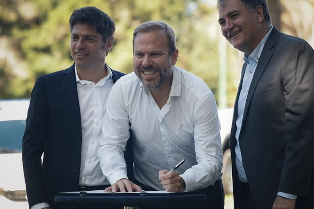 Gastón Granados y Axel Kicillof.