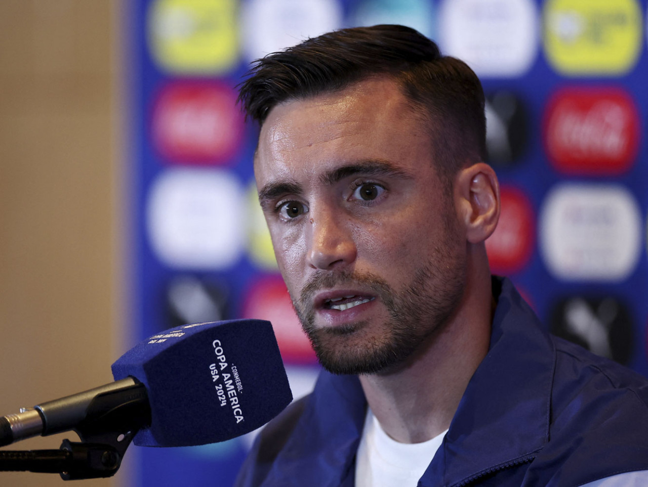 Nicolás Tagliafico en la Selección Argentina. Foto: NA/Agustín Marcarian.