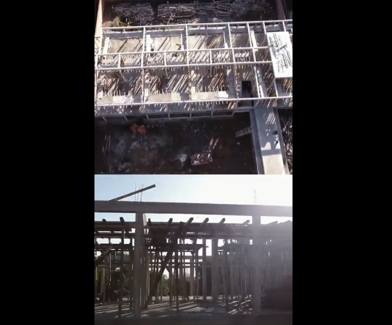 Gustavo Menéndez, visitó la obra de la escuela secundaria ubicada en La Teja, Merlo.