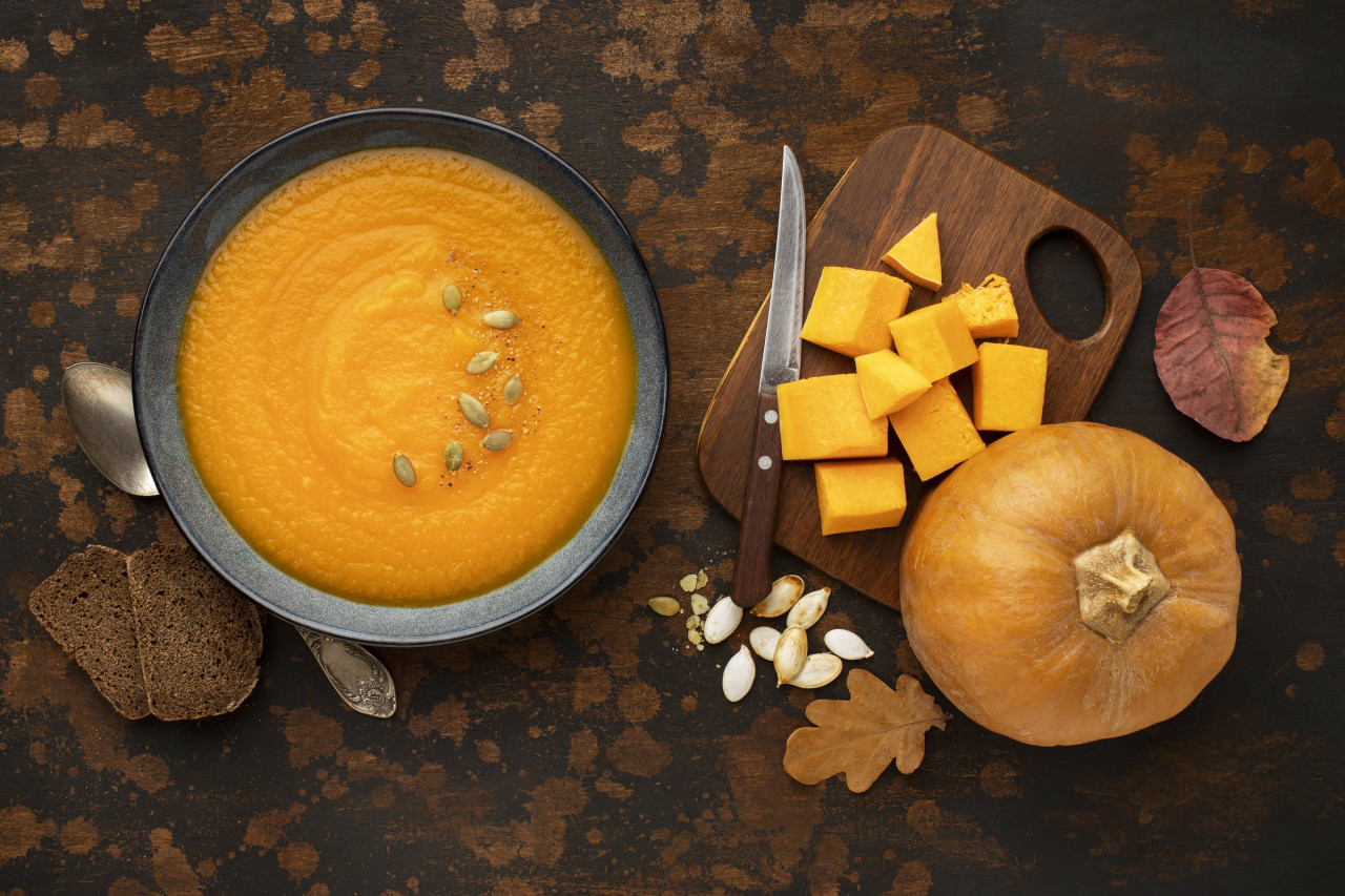 Sopa de zapallo. Foto: Freepik