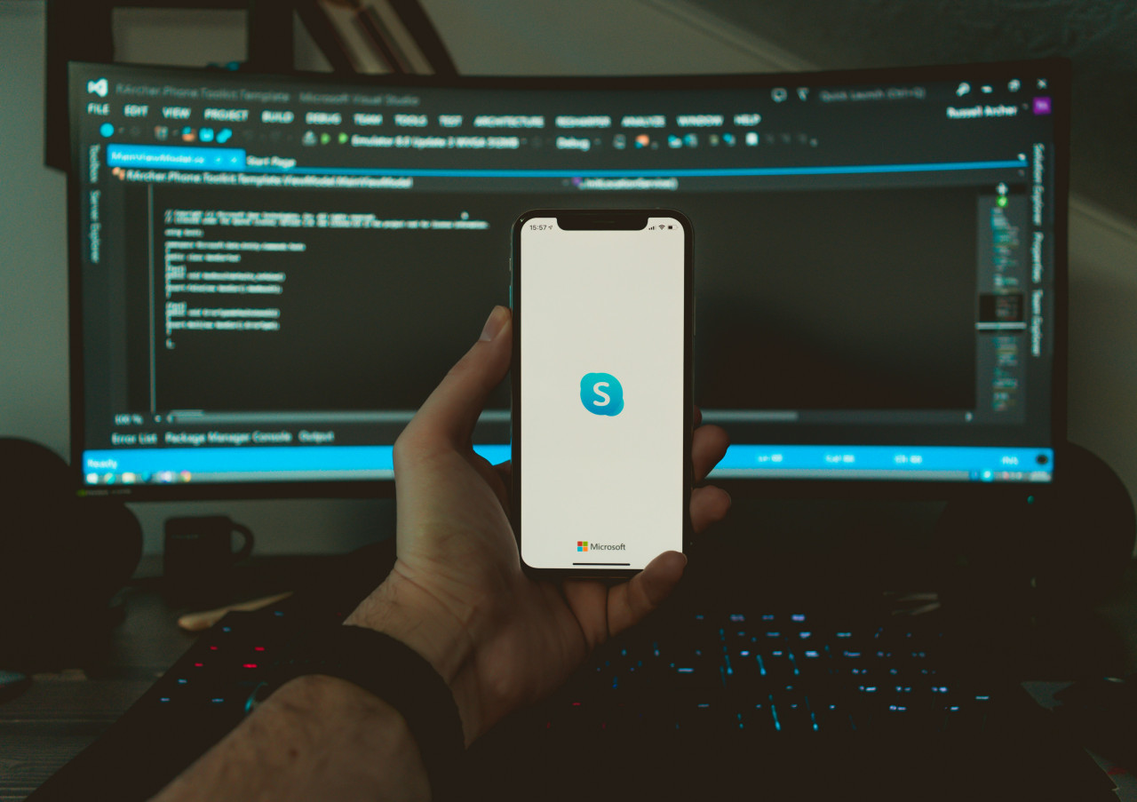 Skype. Foto: Unsplash.