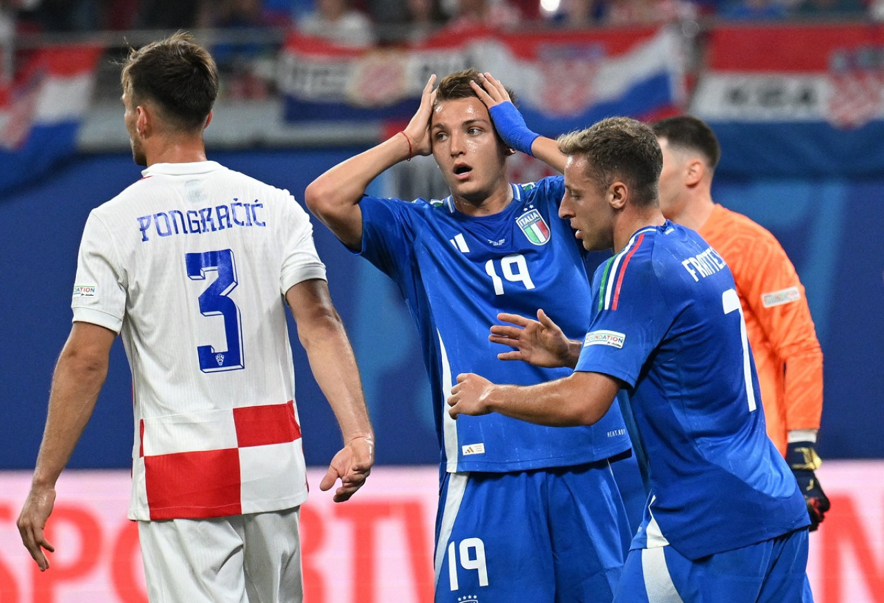 Mateo Retegui en la Selección de Italia. Foto: NA.