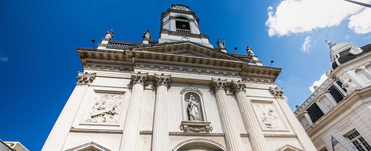 Basílica San José de Flores, en Flores, Ciudad de Buenos Aires. Foto: GCBA