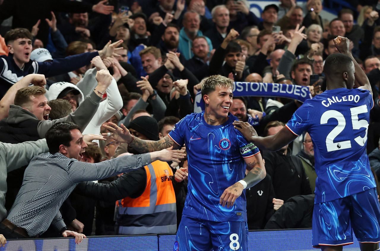 Enzo Fernández, Chelsea vs Tottenham. Foto: Reuters/Hannah Mckay
