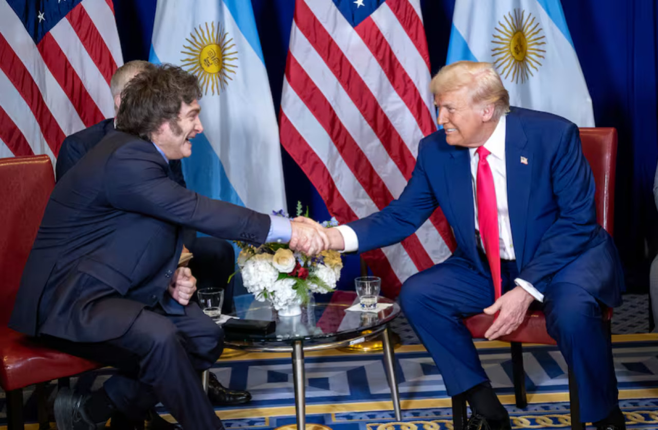Javier Milei y Donald Trump. Foto: @WhiteHouse