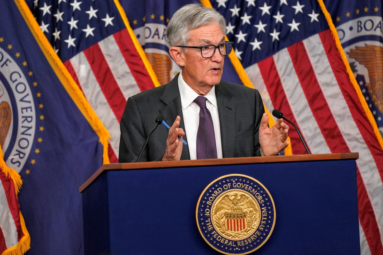 Jerome Powell, presidente de la Reserva Federal (Fed). Foto: Reuters (Nathan Howard)