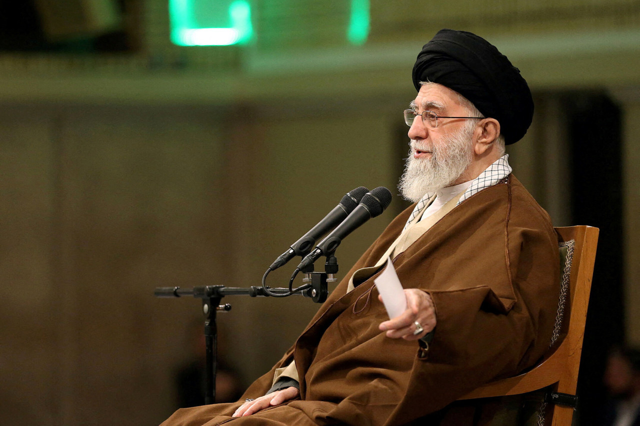 Ali Jamenei, líder supremo de Irán. Foto: Reuters/West Asia News Agency.