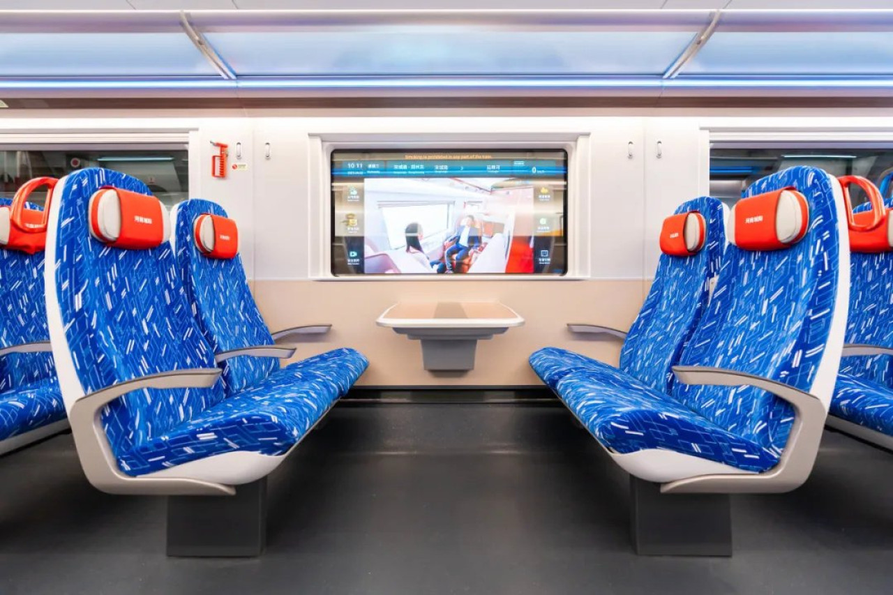 El nuevo tren turístico de China. Foto: X @JRUrbaneNetwork