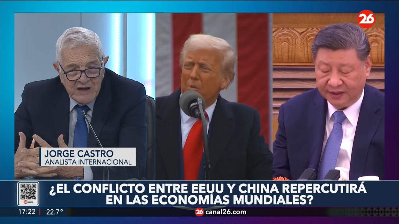 Jorge Castro en 26 PM. Foto: captura.