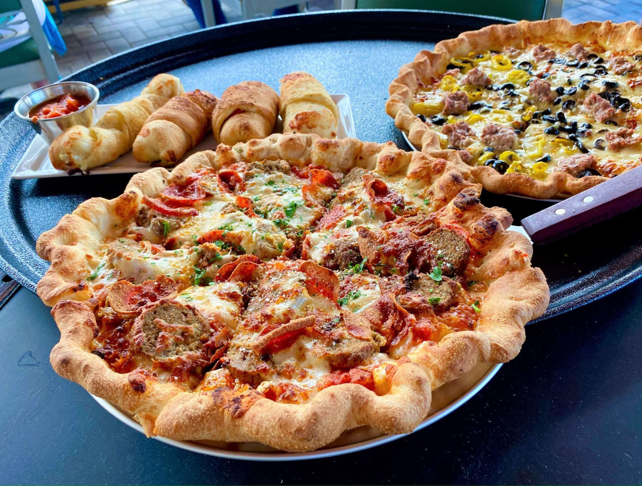 Algunos de los platos que presenta Zeppe
