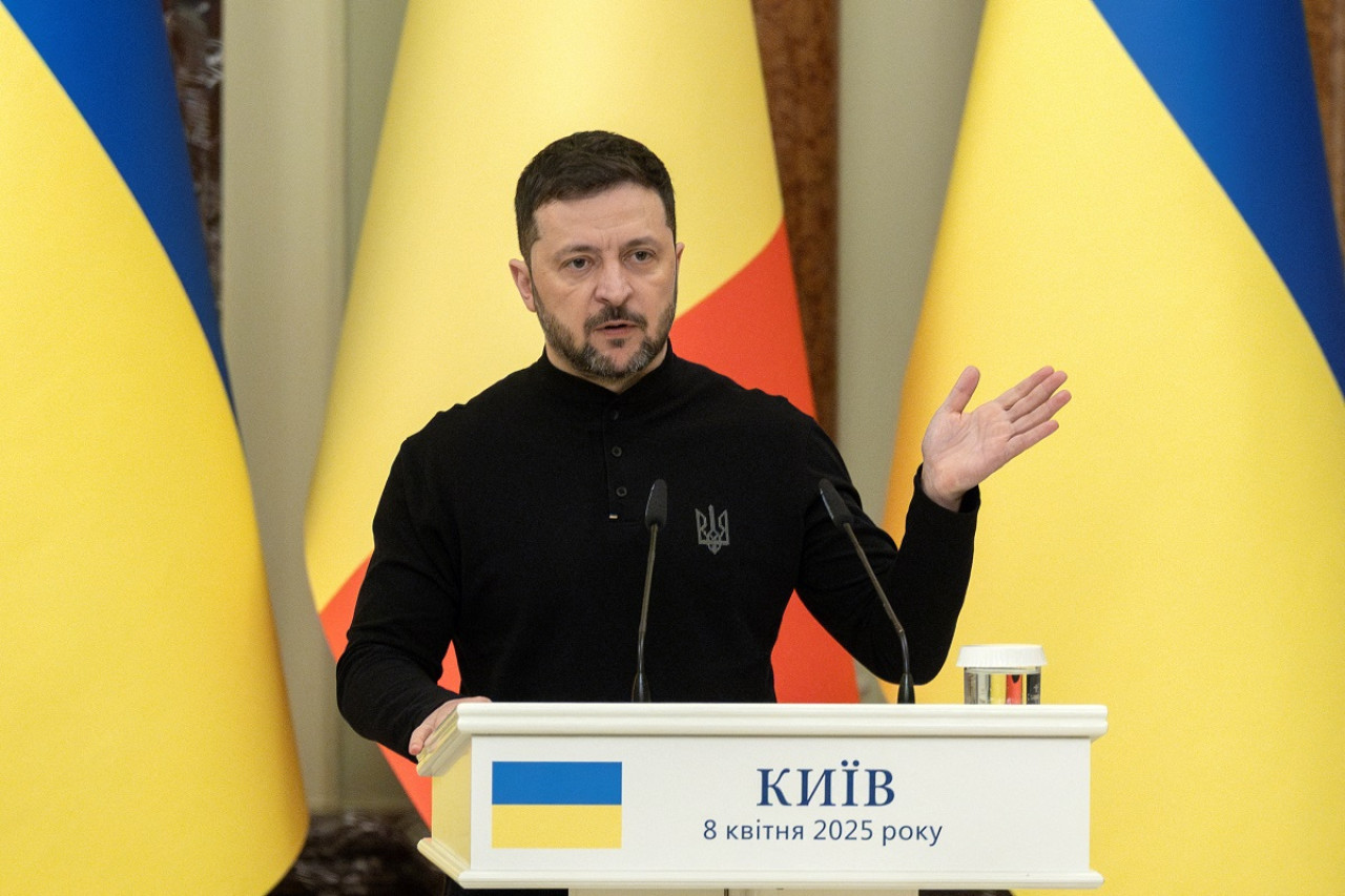 Volodímir Zelenski, presidente de Ucrania. Foto: Reuters (Thomas Peter)