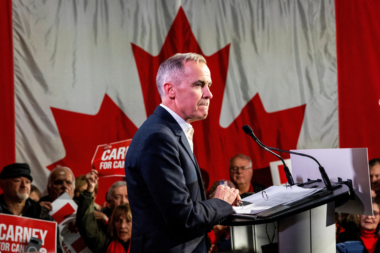 Mark Carney, primer ministro de Canadá. Foto: Reuters/Carlos Osorio
