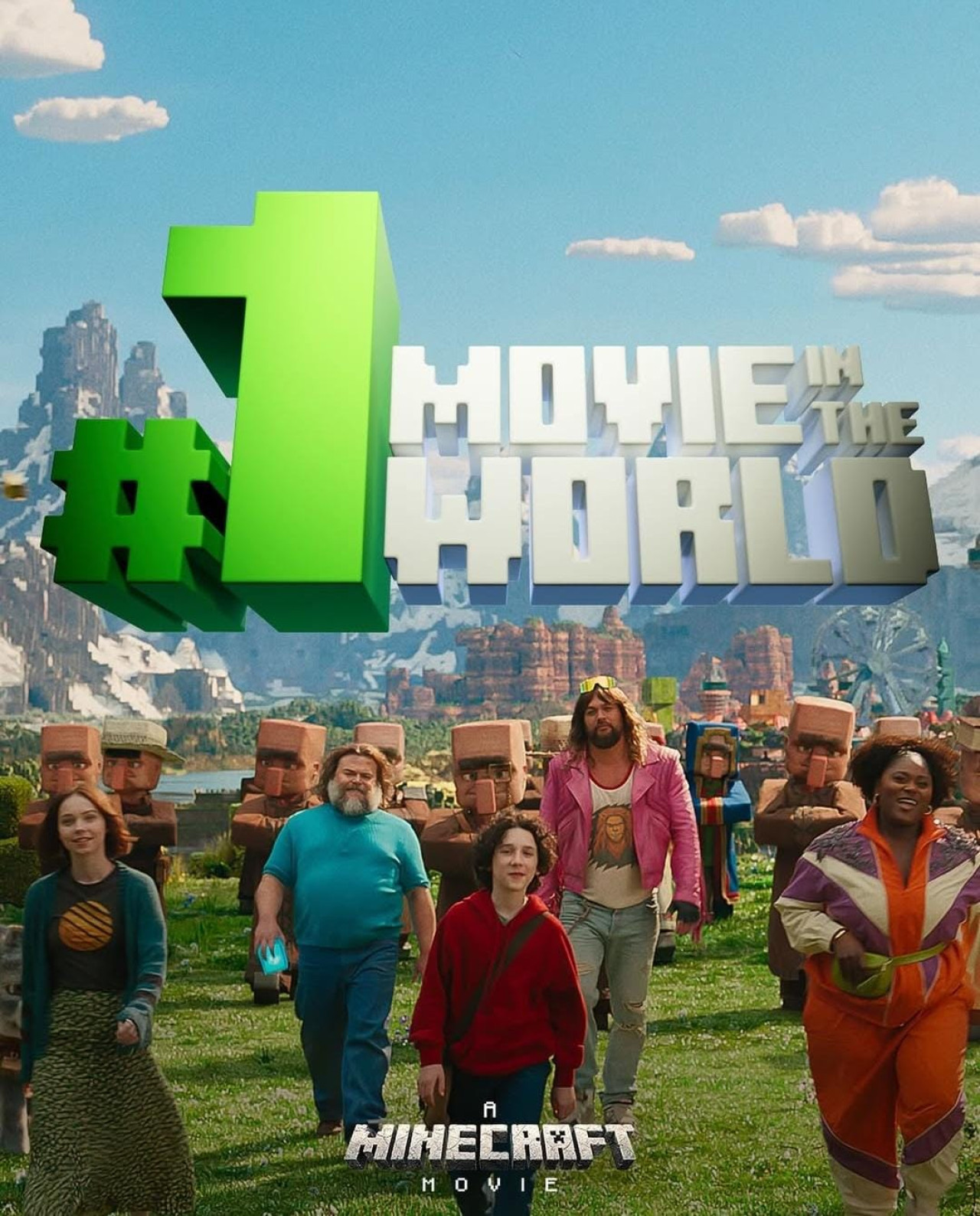 "Minecraft: la película". Foto: Instagram / aminecraftmovie.