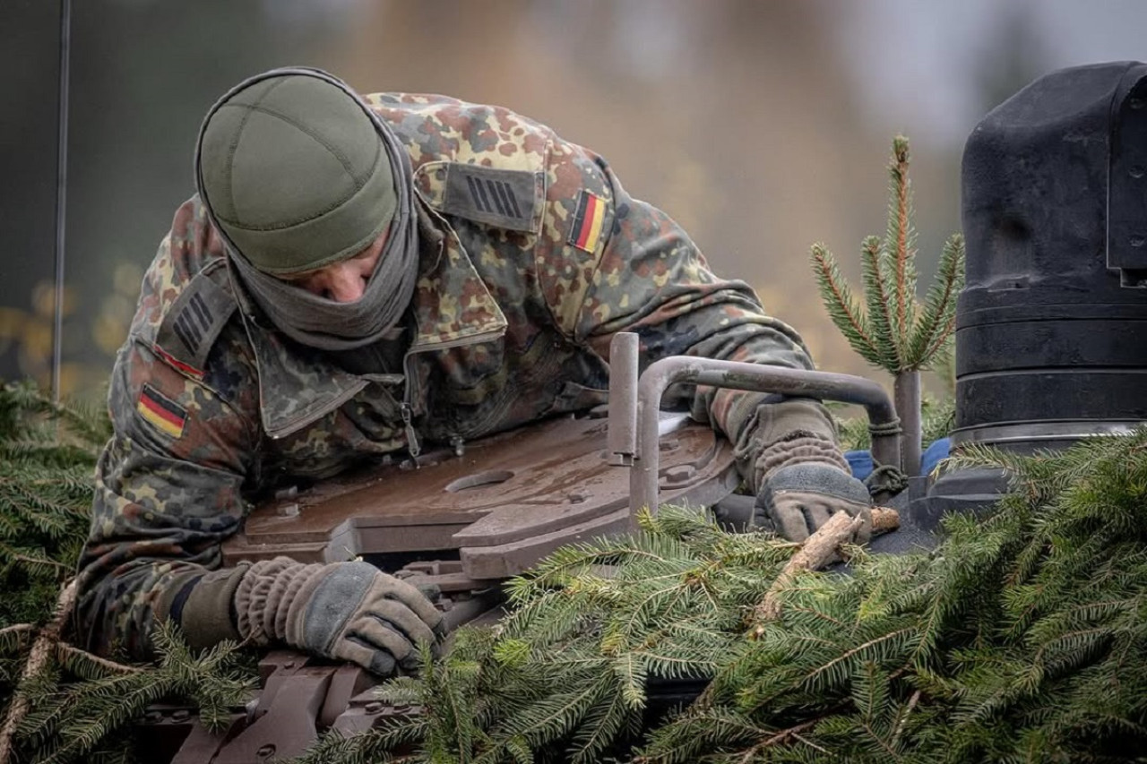 Soldado alemán. Foto: Instagram @deutsches.heer