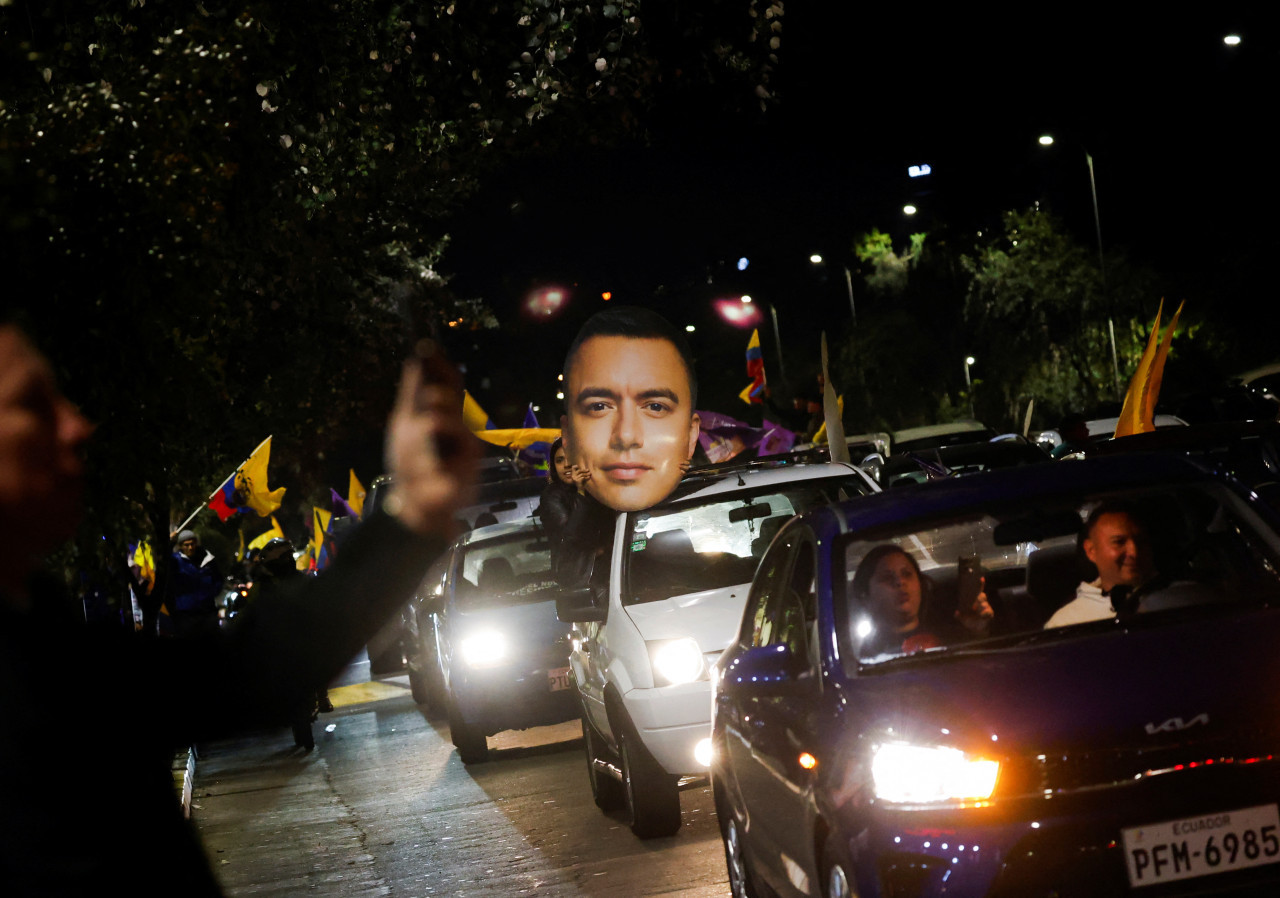 Daniel Noboa fue reelegido presidente de Ecuador. Foto: Reuters/Daniel Becerril