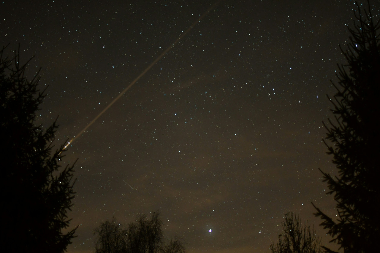 Lluvia de estrellas. Foto: Unsplash.