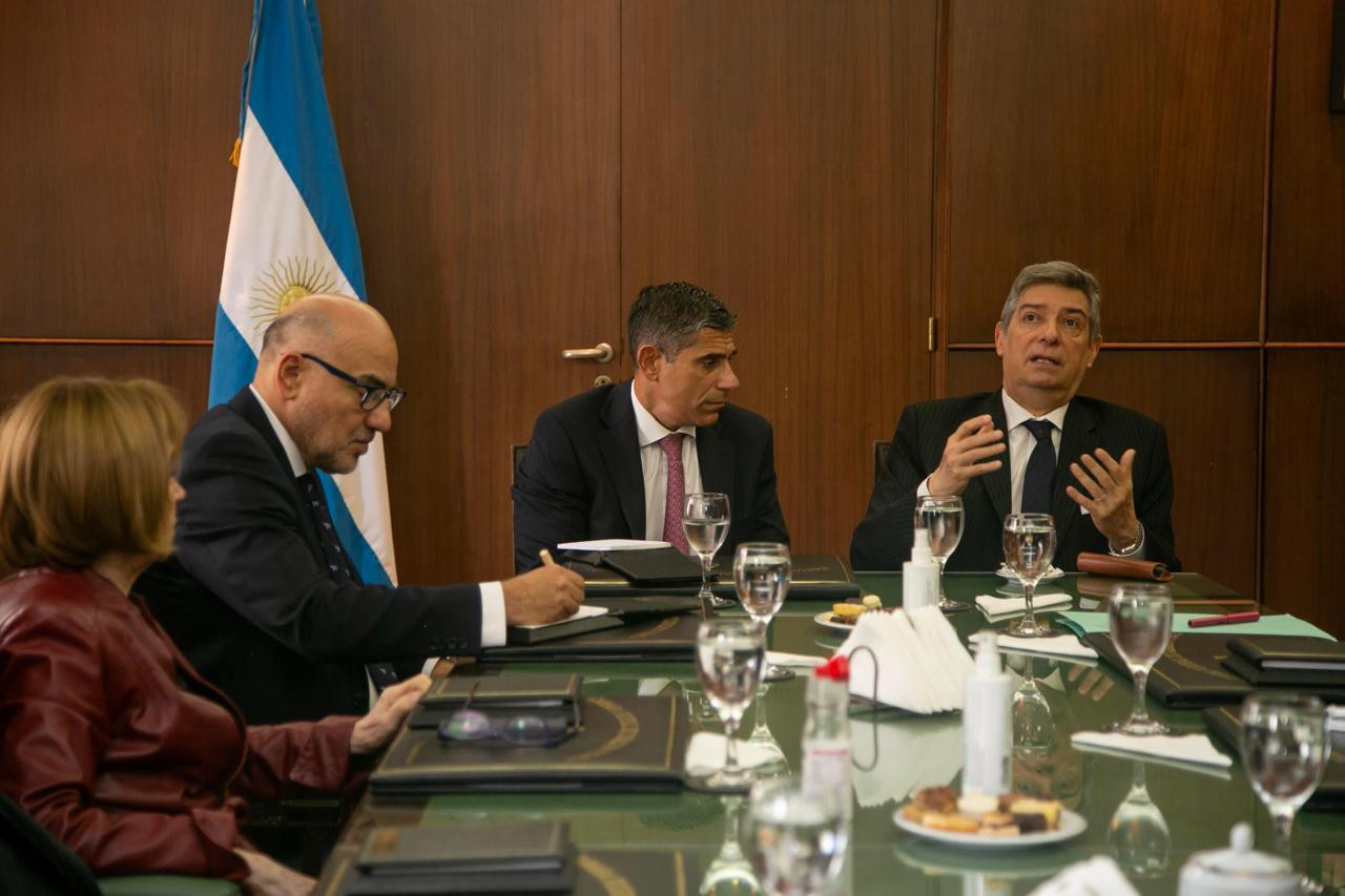 Rosatti se reunió con jueces de Casación y del fuero penal económico