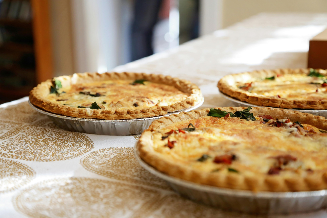 Tarta de verdura. Foto: Pexels.