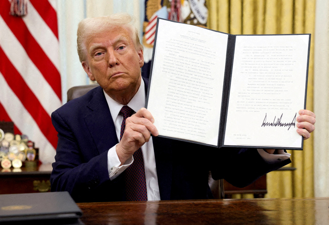 Donald Trump, presidente de Estados Unidos. Foto: Reuters (Kevin Lamarque)