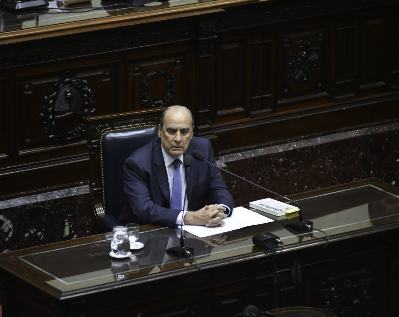 Informe de gestión de Guillermo Francos en Diputados. Foto: NA.