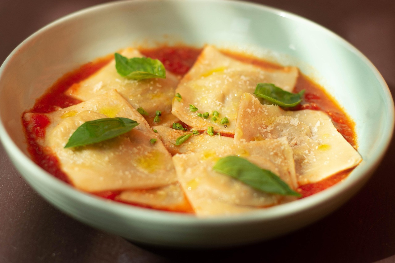 Pastas, pastas rellenas. Foto: Pixabay.
