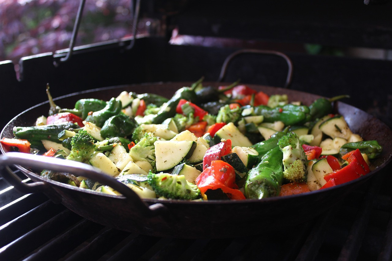 Vegetales asados, vegetales. Foto: Pixabay