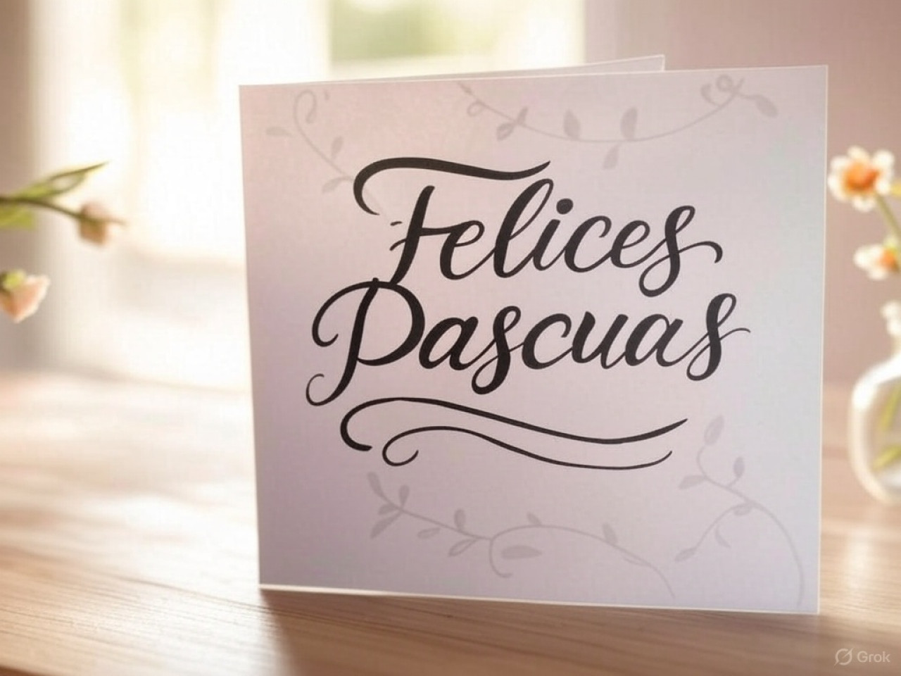Tarjetas de pascuas. Fuente: Grok