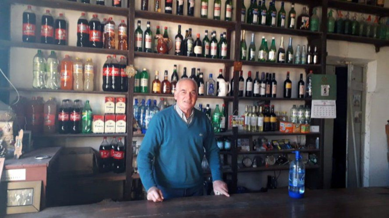Pedro Meier en la pulpería. Fuente:  gentileza Blog crónicas ferroviarias