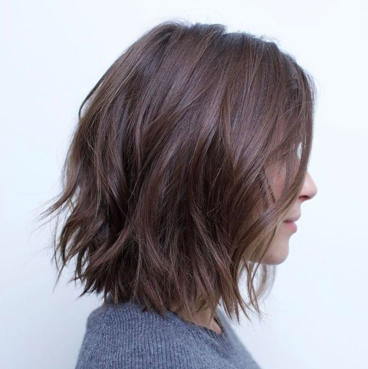 Bob escalado. Foto Pinterest The Right Hairstyles
