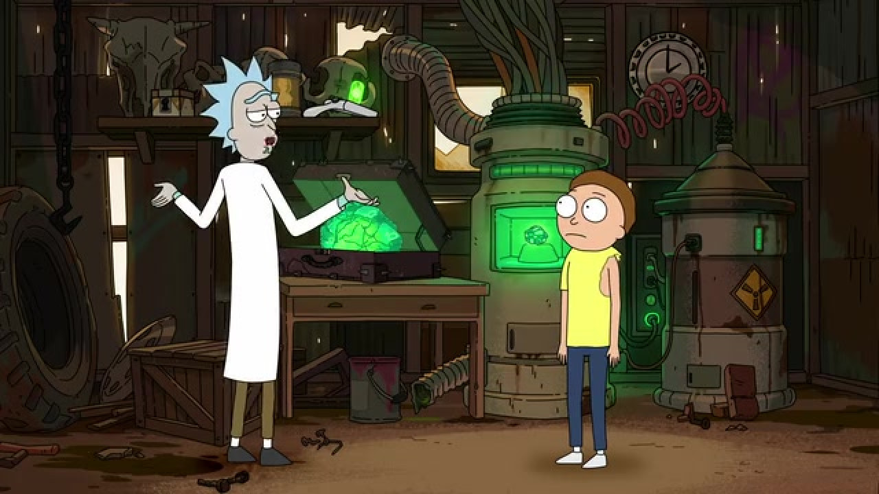Rick and Morty. Foto Instagram @RickMortyScrns