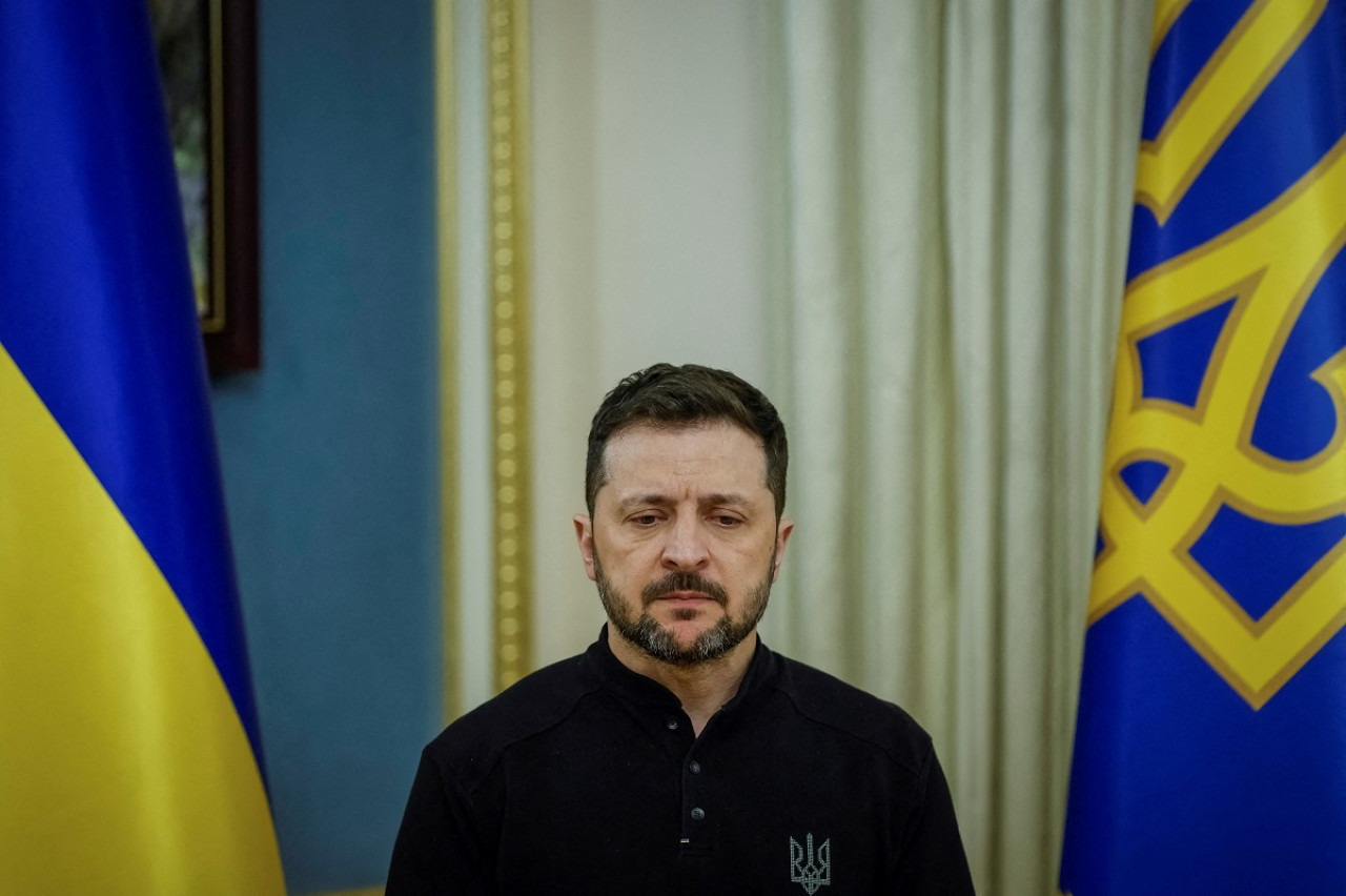 Volodímir Zelenski, presidente de Ucrania. Foto: Reuters (Alina Smutko)