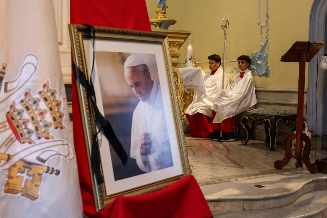 Homenaje al papa Francisco en Río de Janeiro. Foto: Reuters (Darrin Zammit Lupi)