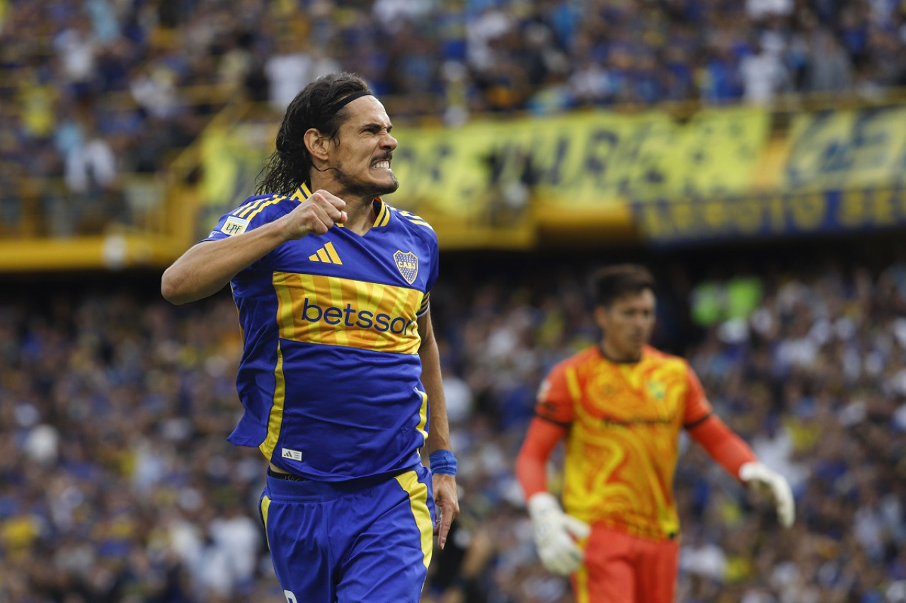 Edinson Cavani; Boca Juniors. Foto: NA (Damián Dopacio)