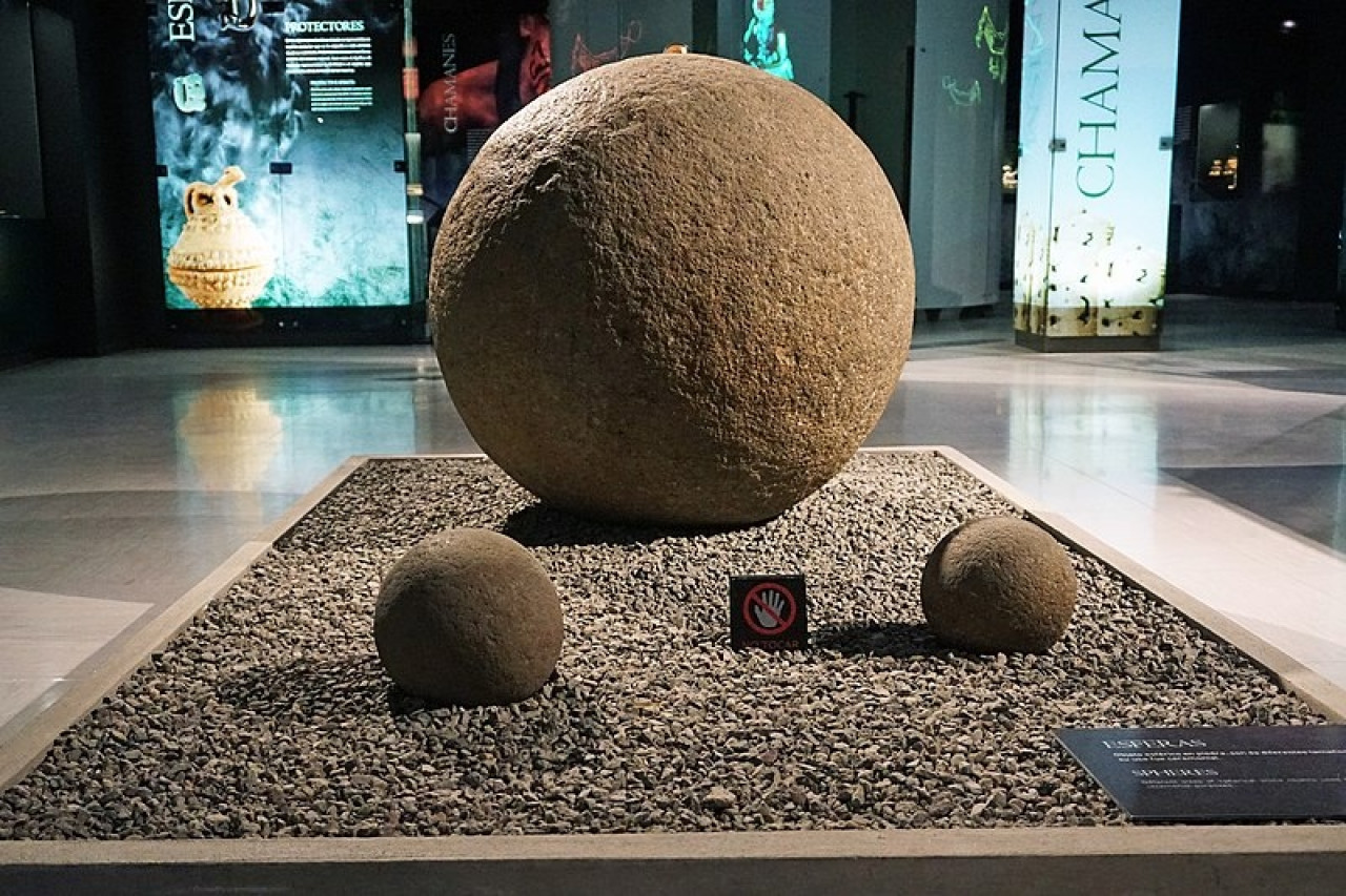 Esferas de piedra de Costa Rica. Fuente: Wikipedia