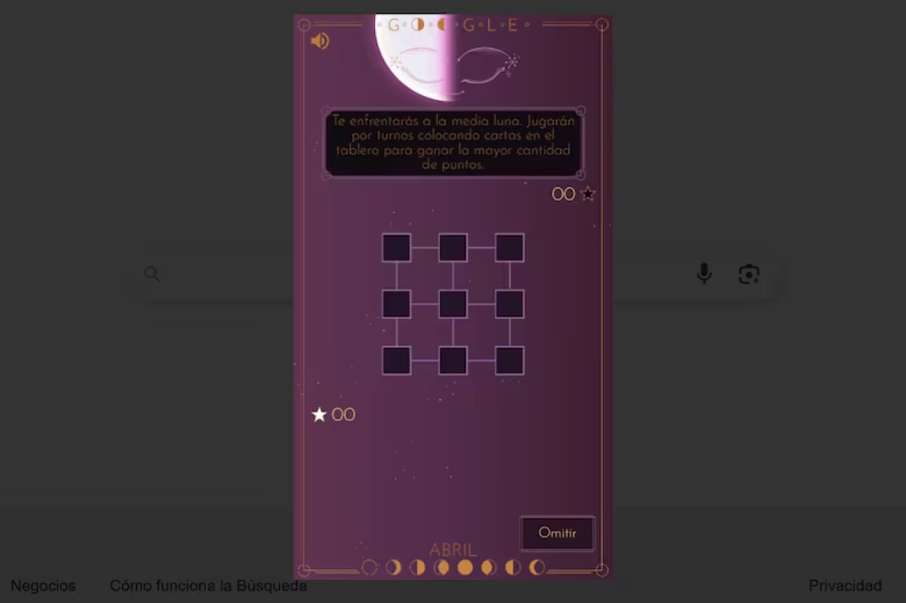 Nuevo juego interactivo de Google.