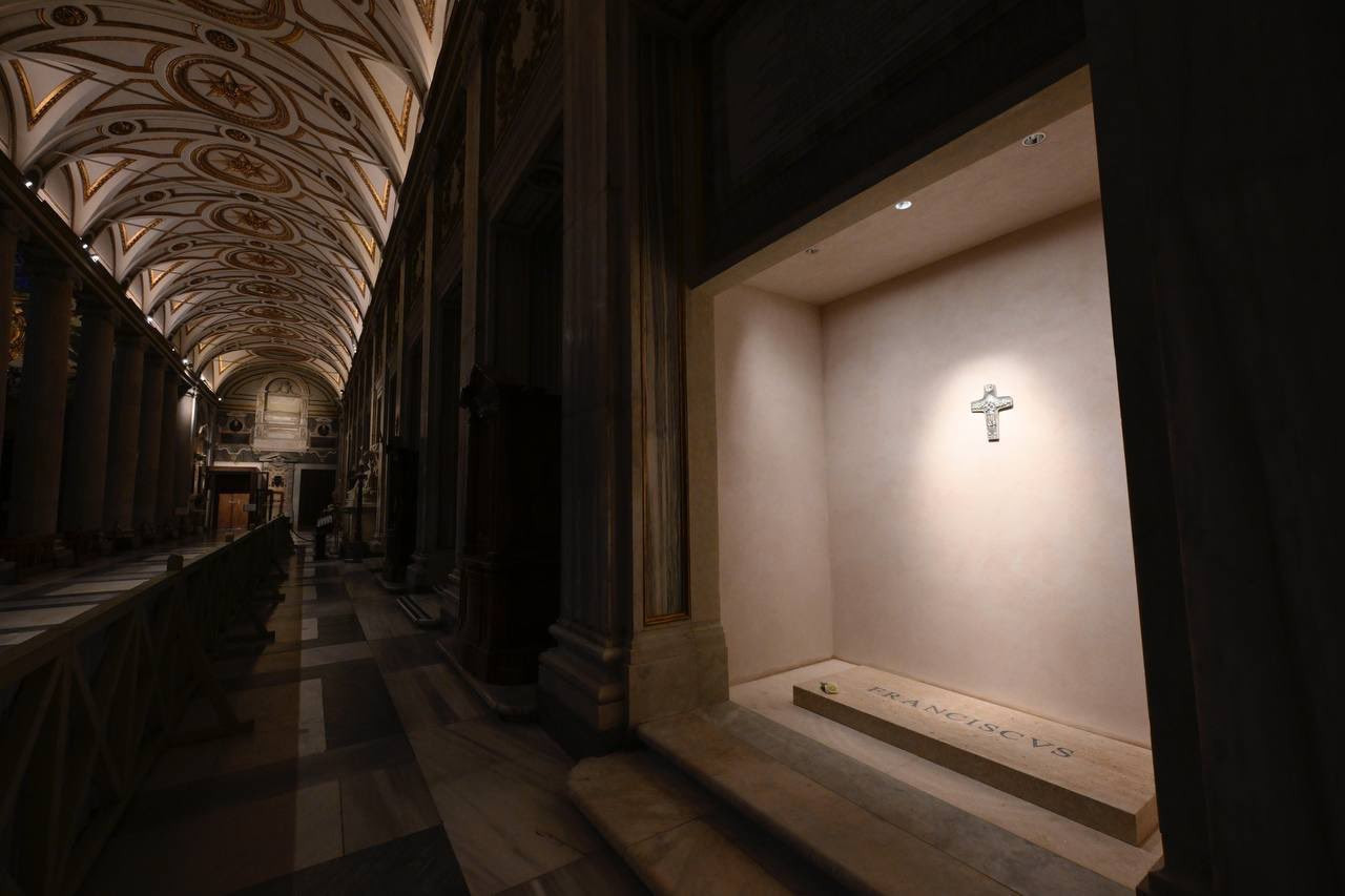 La tumba del papa Francisco. Foto: Vaticano