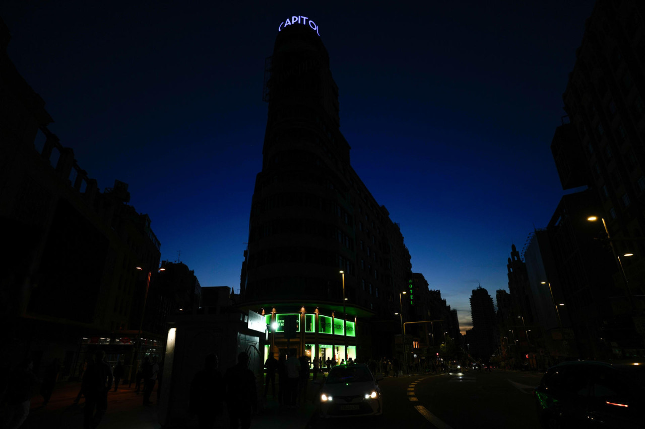 Apagón masivo en España. Foto: EFE/Borja Sánchez-Trillo