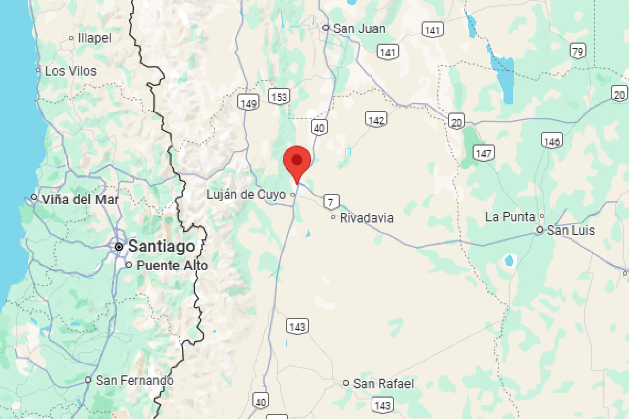El lugar del episodio que sorprende a Mendoza.